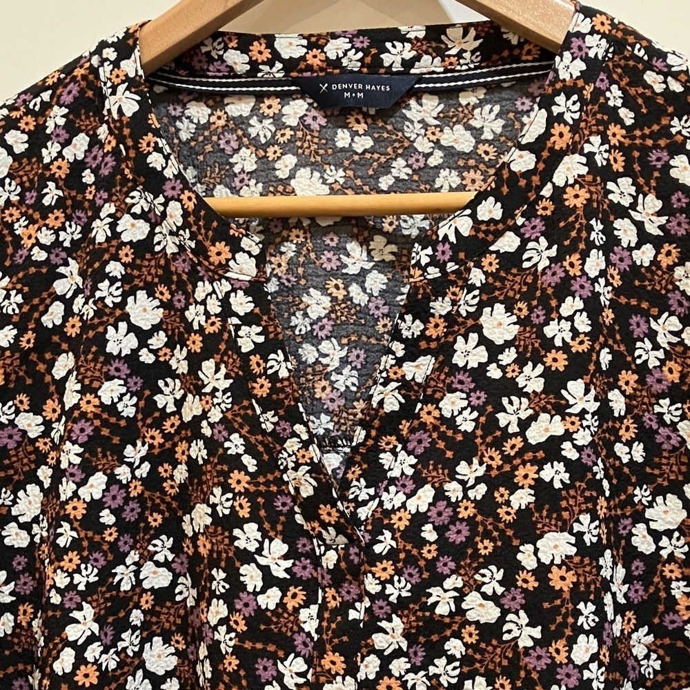 Denver Hayes medium Floral lightweight Blouse - Picture 14 of 15